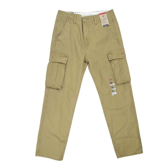 Levi's Ace Cargo Pants Men's 29x30 Beige Tapered Relaxed Hiking Camping NWT - Picture 1 of 8